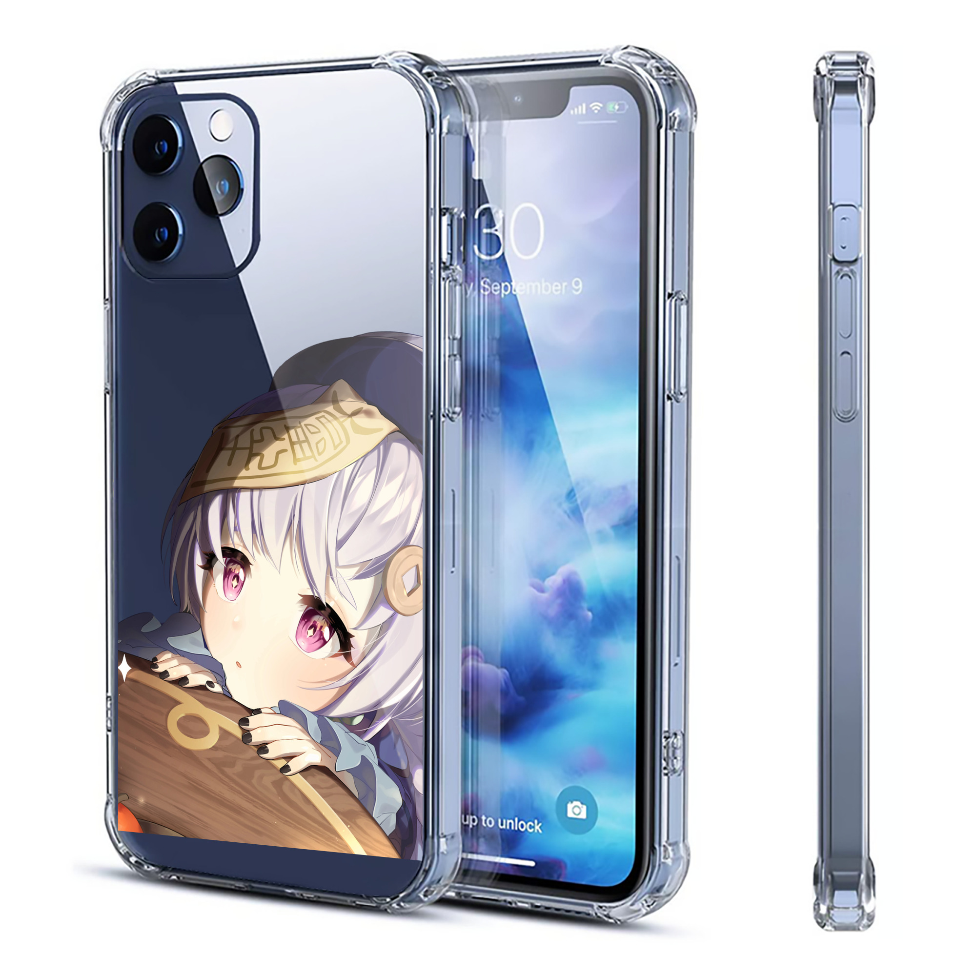 げんし神 七七 なな  genshin Nana 【iPhone 12シリーズ対応】透明スマホケース（クリアソフトケース）